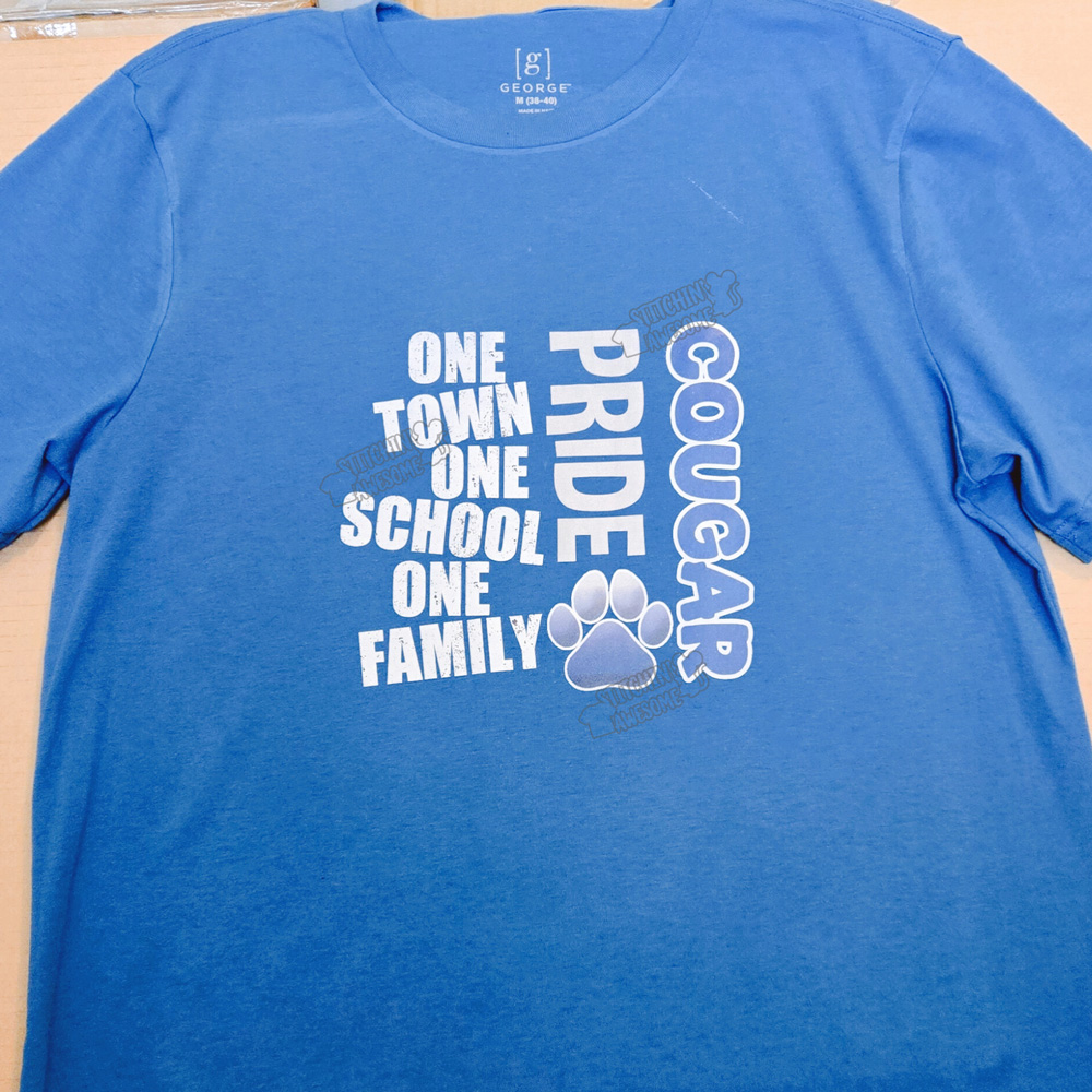 Cougar Pride - One Town, One School, One Family Shirt